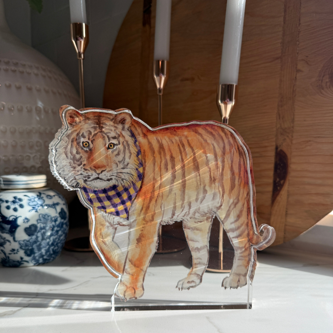 Louisiana Tiger Acrylic