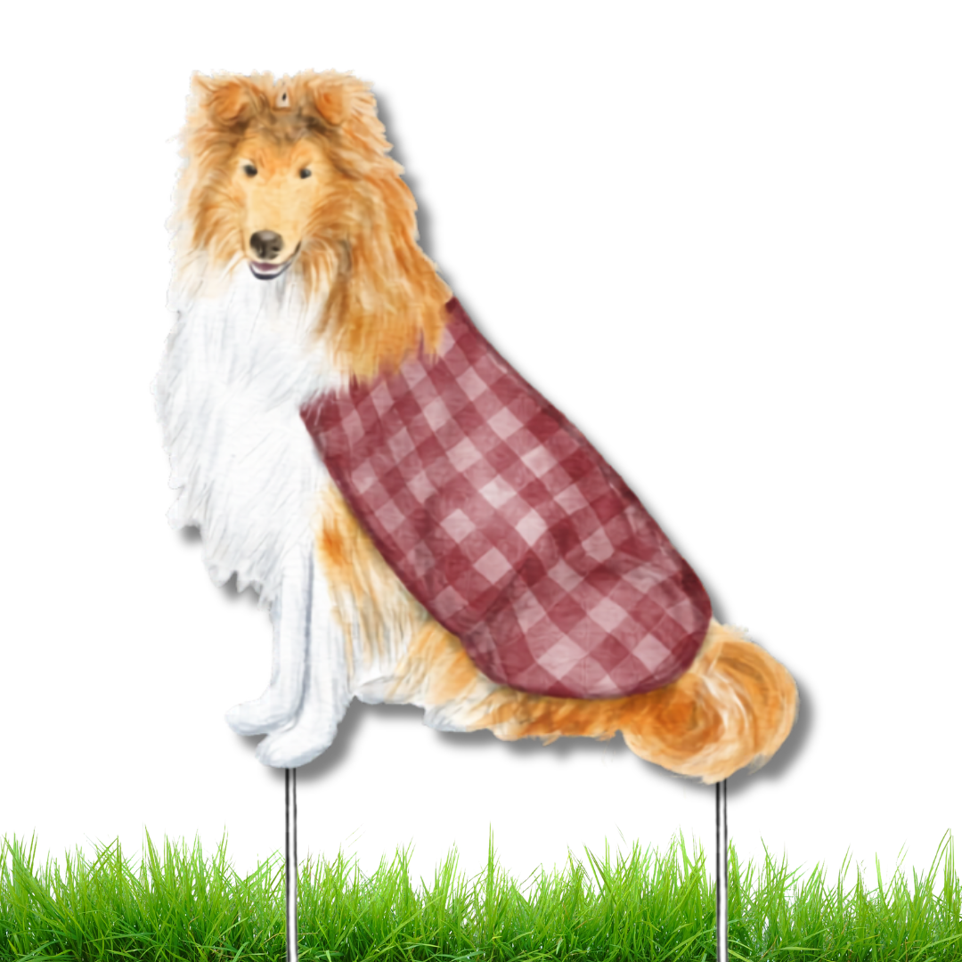 Her Majesty, Maroon Garden Stake