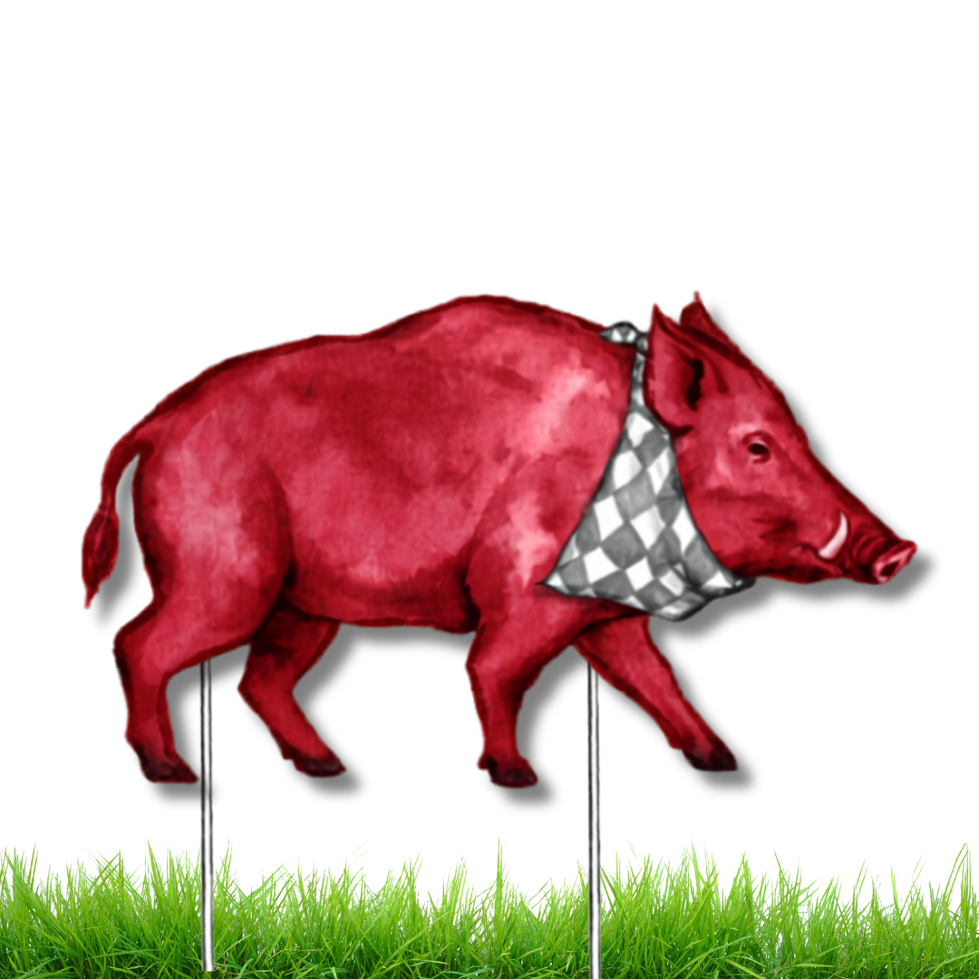 Crimson Hog Garden Stake