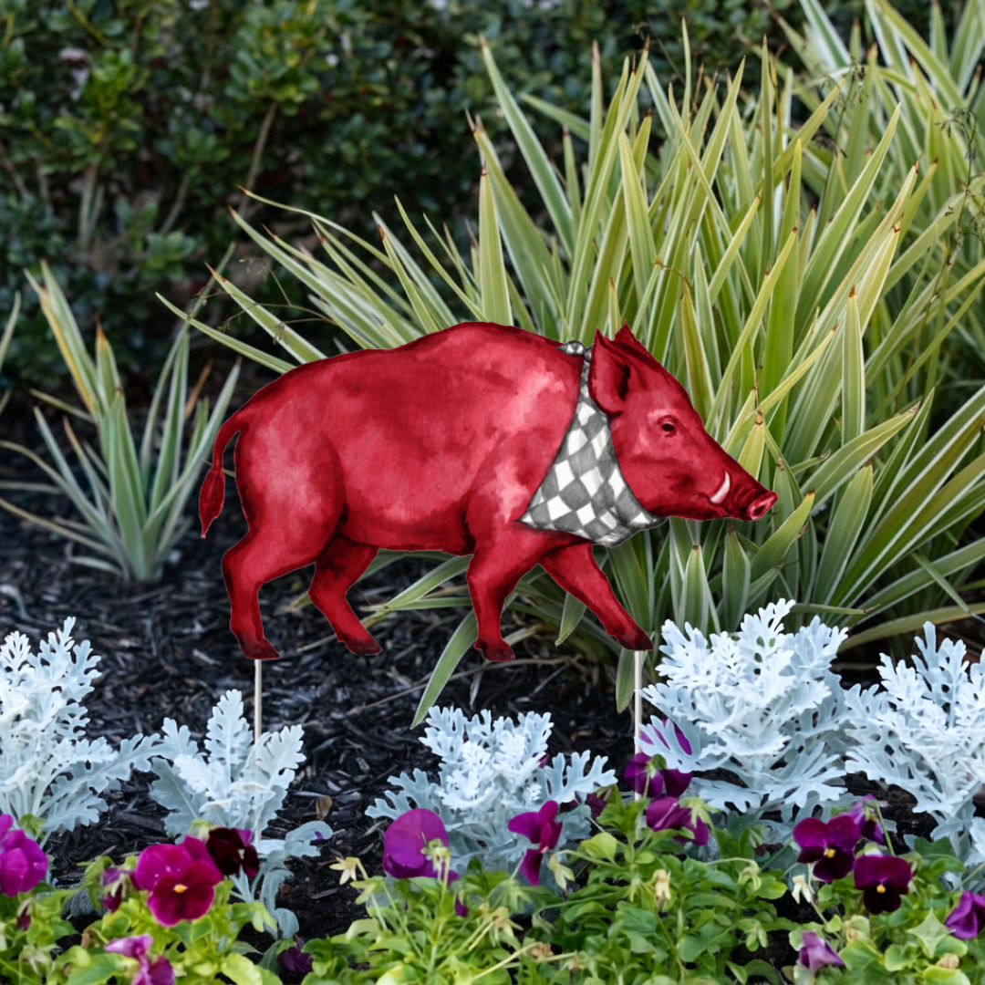 Crimson Hog Garden Stake