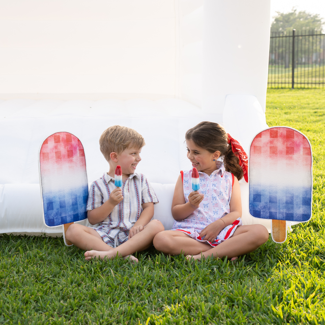 Red White and Sweet Garden Stake