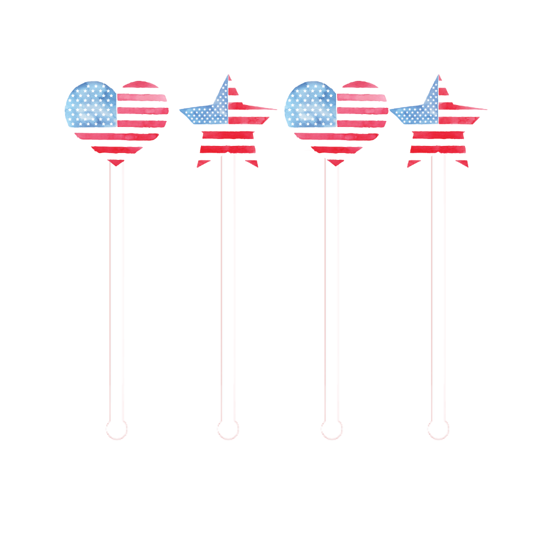 Patriotic Stir Sticks