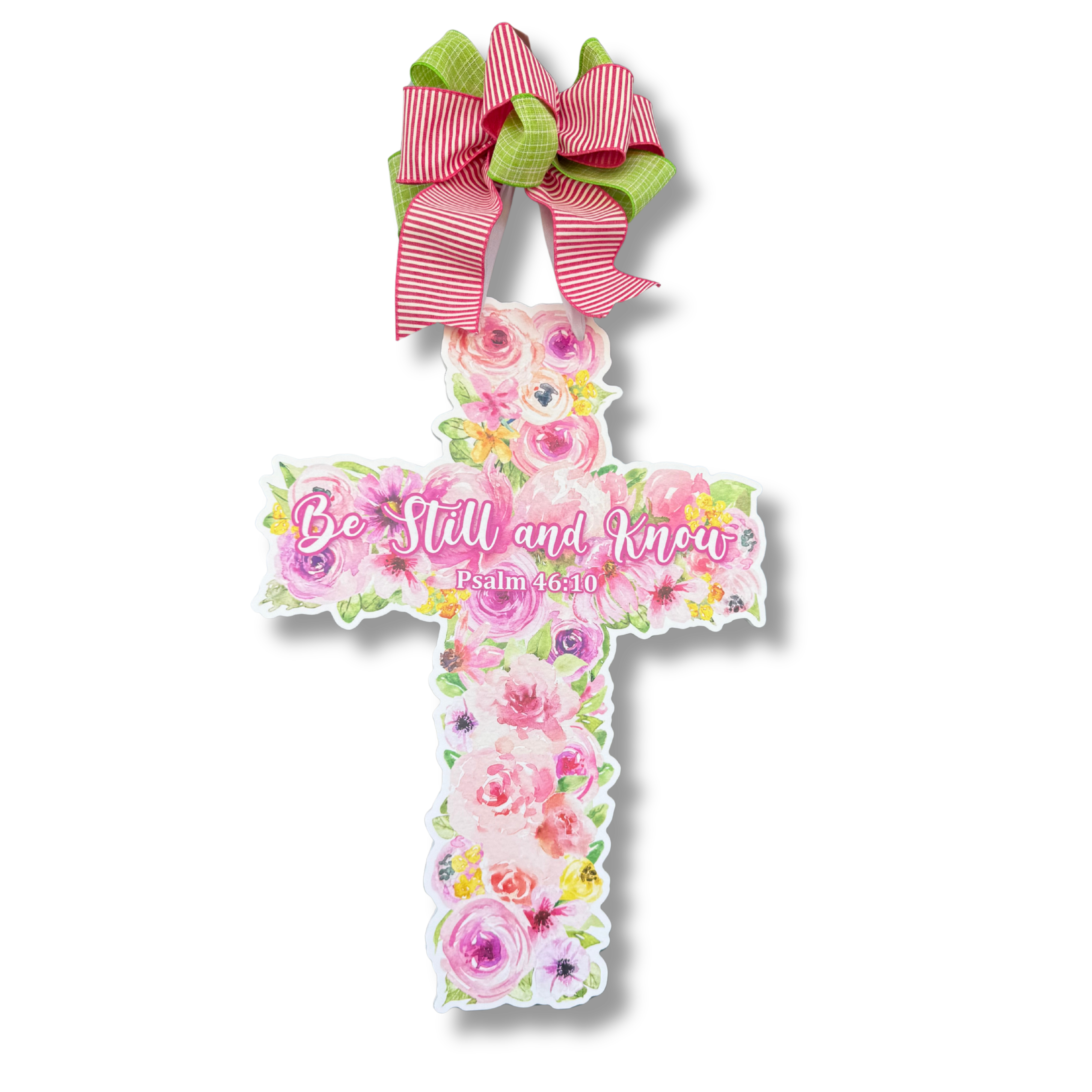 Be Still and Know Cross Door hanger