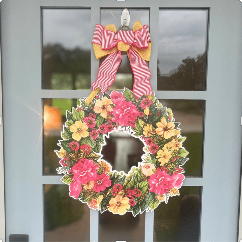 Sunshine Blooms Wreath Door Hanger