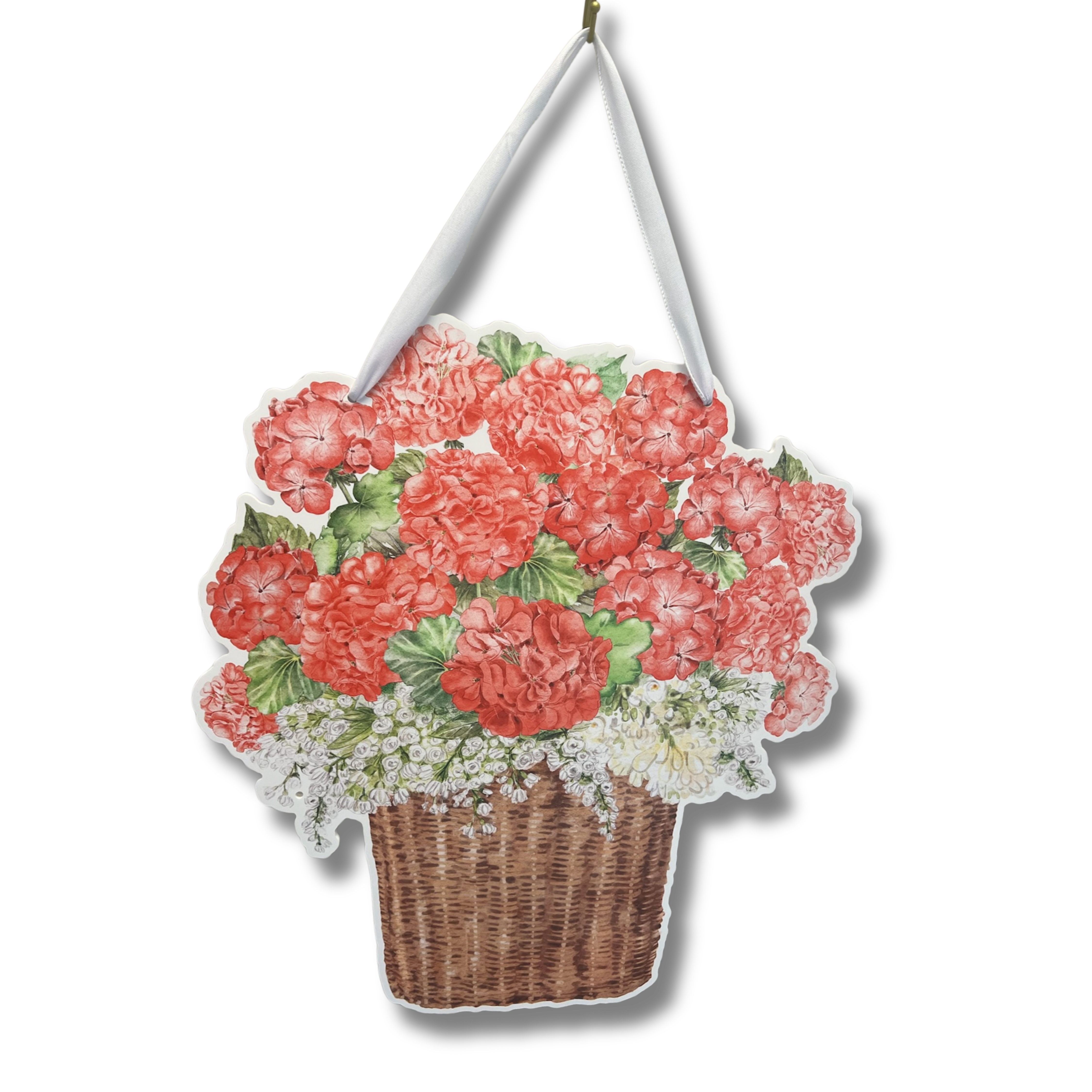 Coral Floral Door Hanger (Sale)