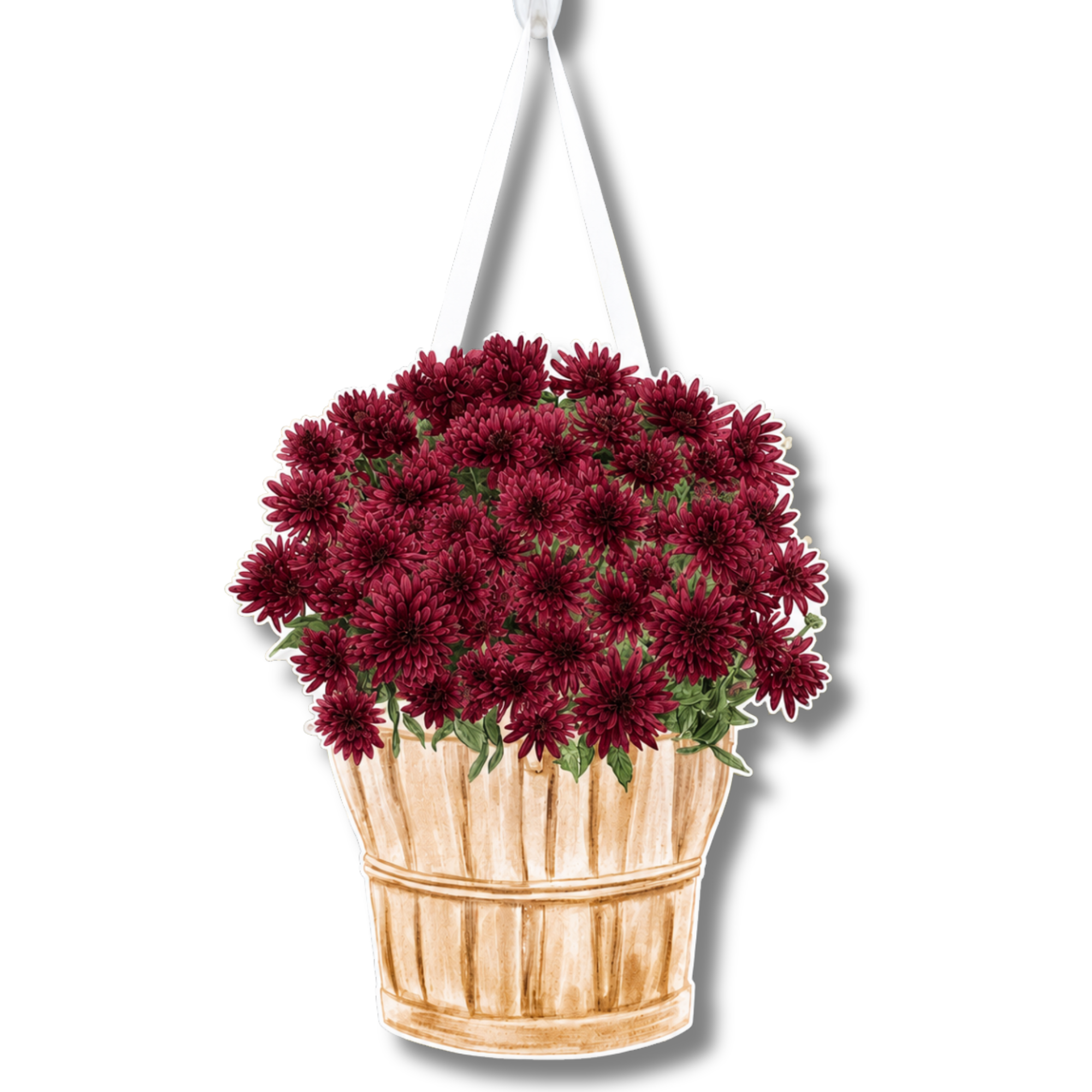 Maroon Mums Door Hanger (Sale)