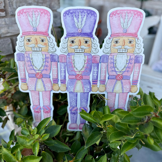 March of the Nutcrackers Garden Stake (Ships Nov 3)