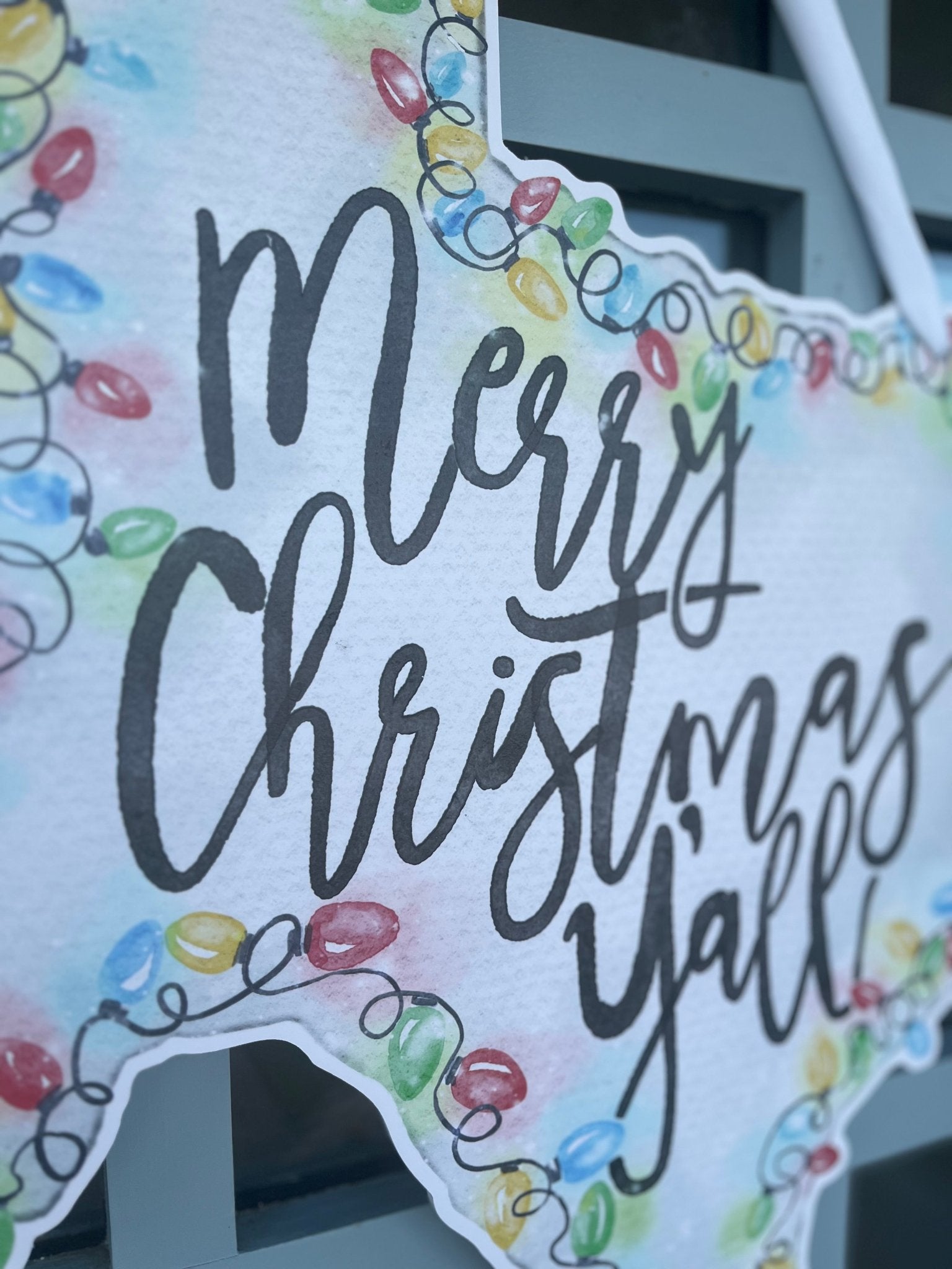 Merry Christmas Y'all Door Hanger (Sale)