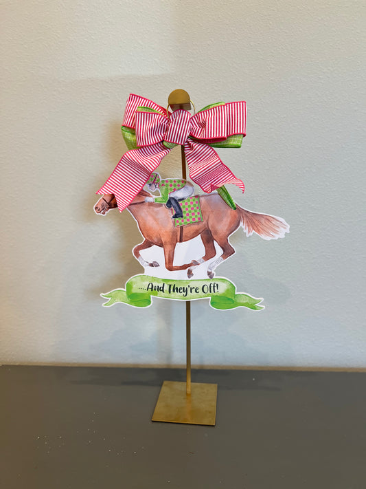 Mini “And they’re off” Door Hanger (Warehouse Sale)