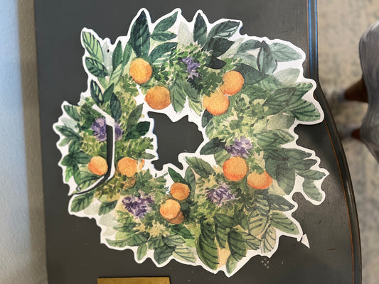 Lemon Wreath Door Hanger (Warehouse Sale)