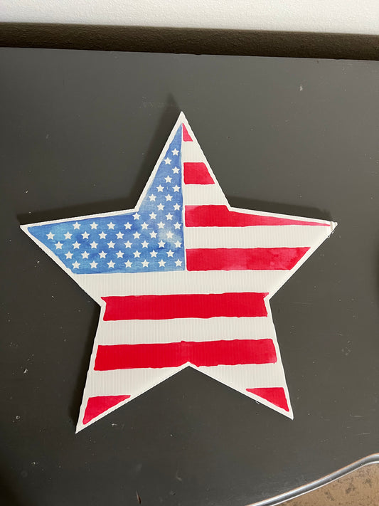 Stars and Stripes Garden Stake (Warehouse Sale)