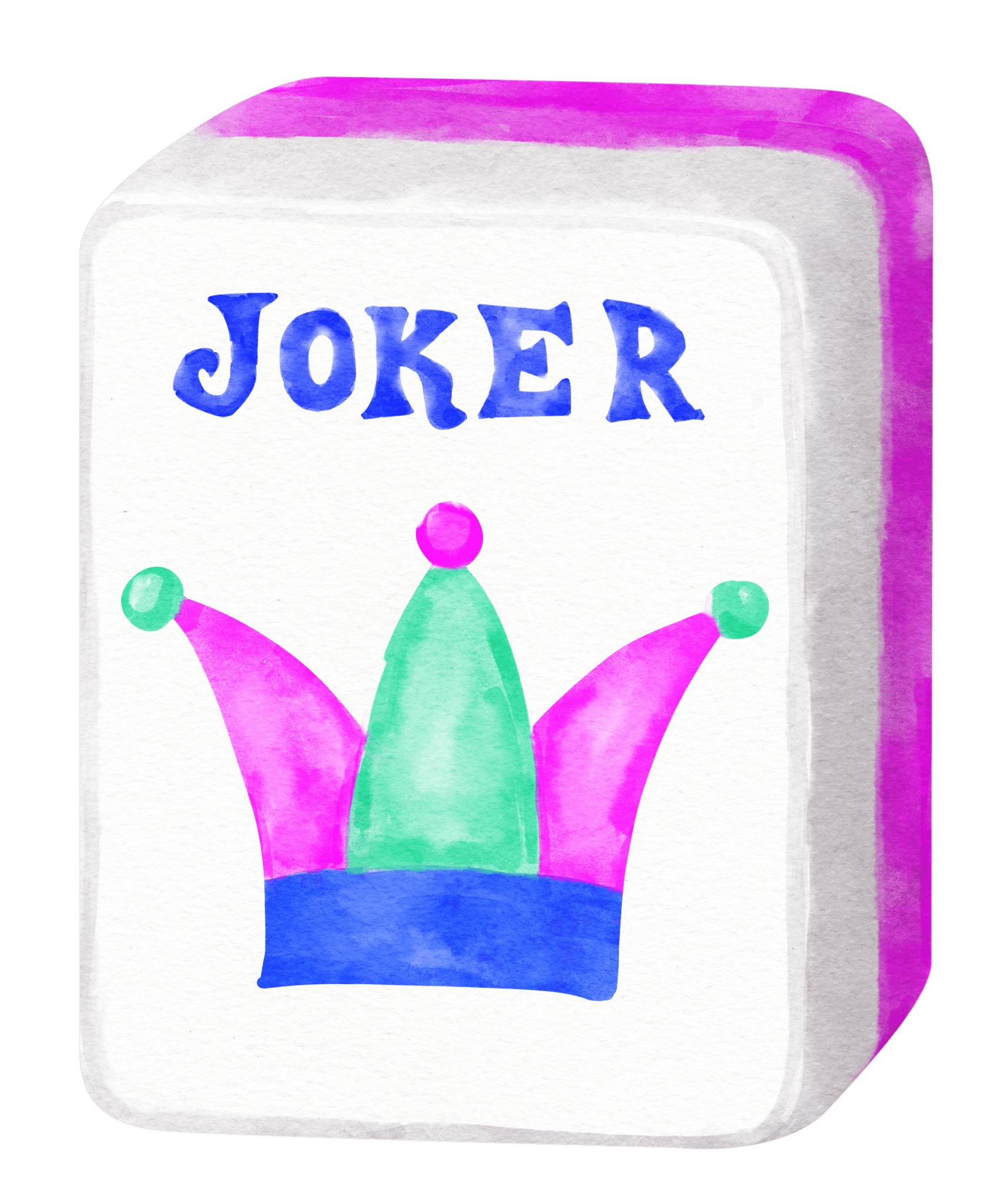 Mahj Party Pair Reversible Garden Stake