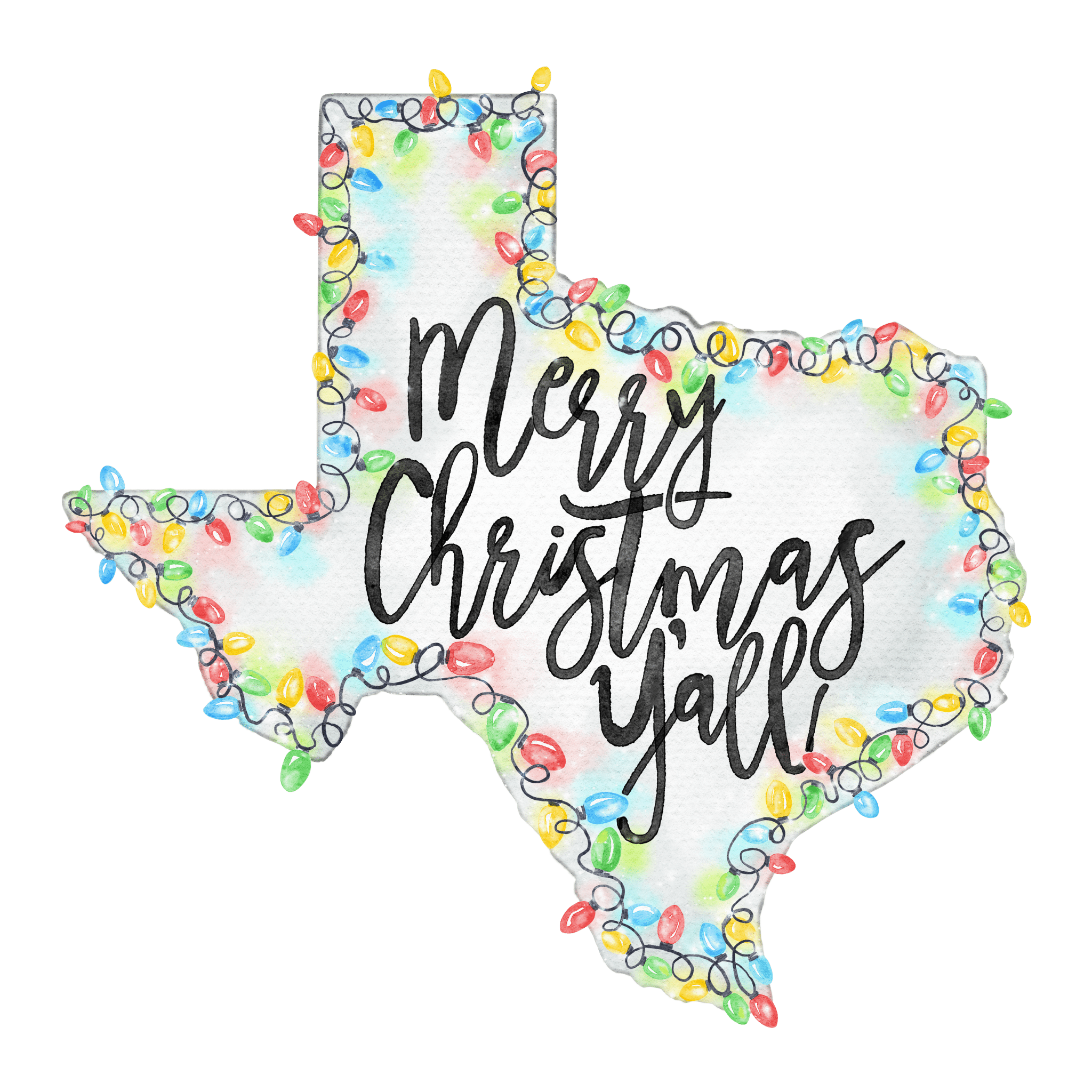 Merry Christmas Y'all Door Hanger (Sale)
