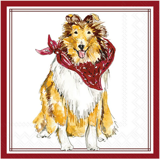 PRE ORDER (Ships 8/31) Her Majesty, Maroon Cocktail Napkins