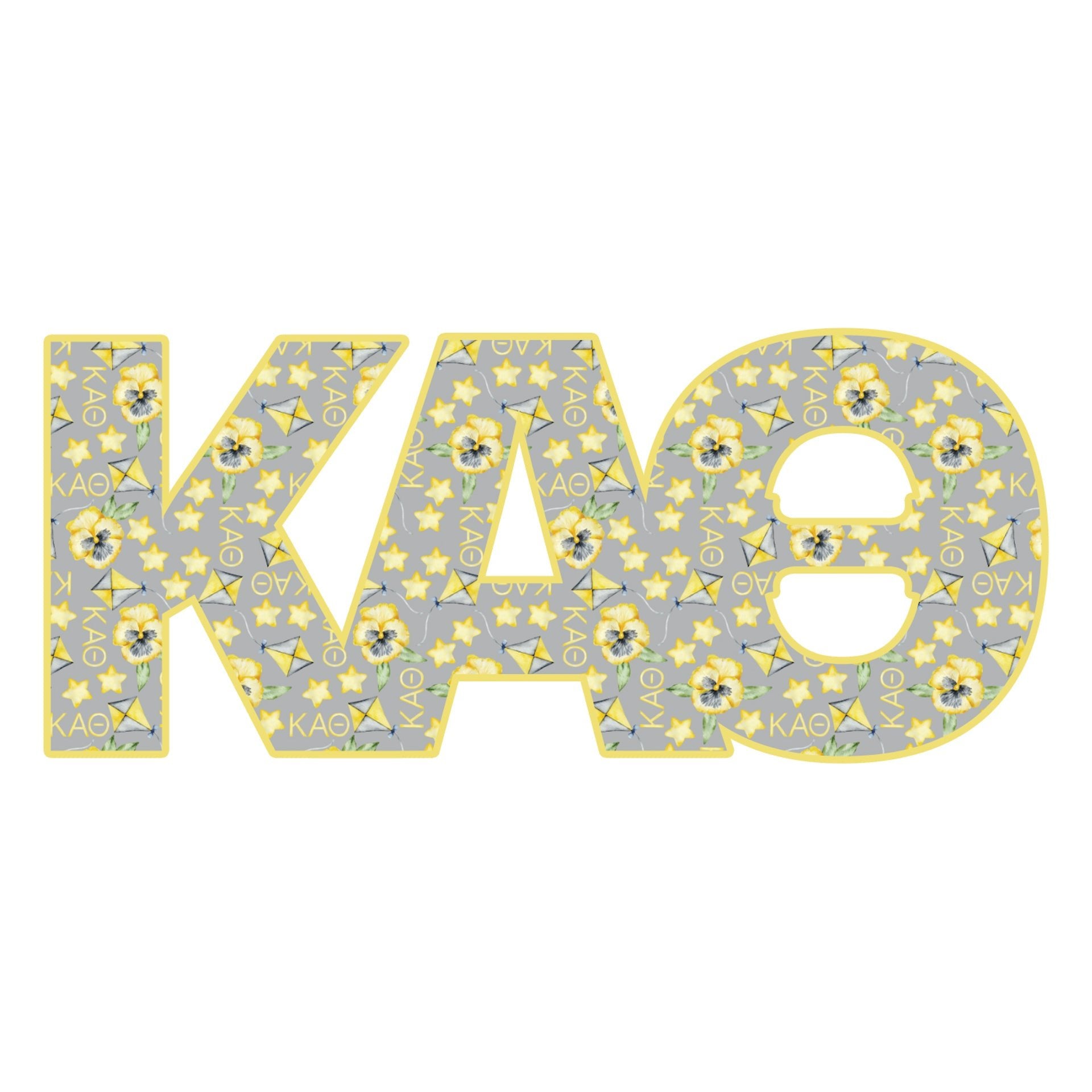 Kappa Alpha Theta Acrylic Shelf Decor
