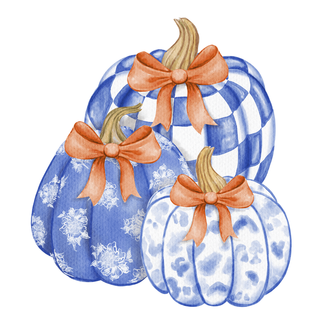 Pumpkin Medley Duet Reversible Garden Stake