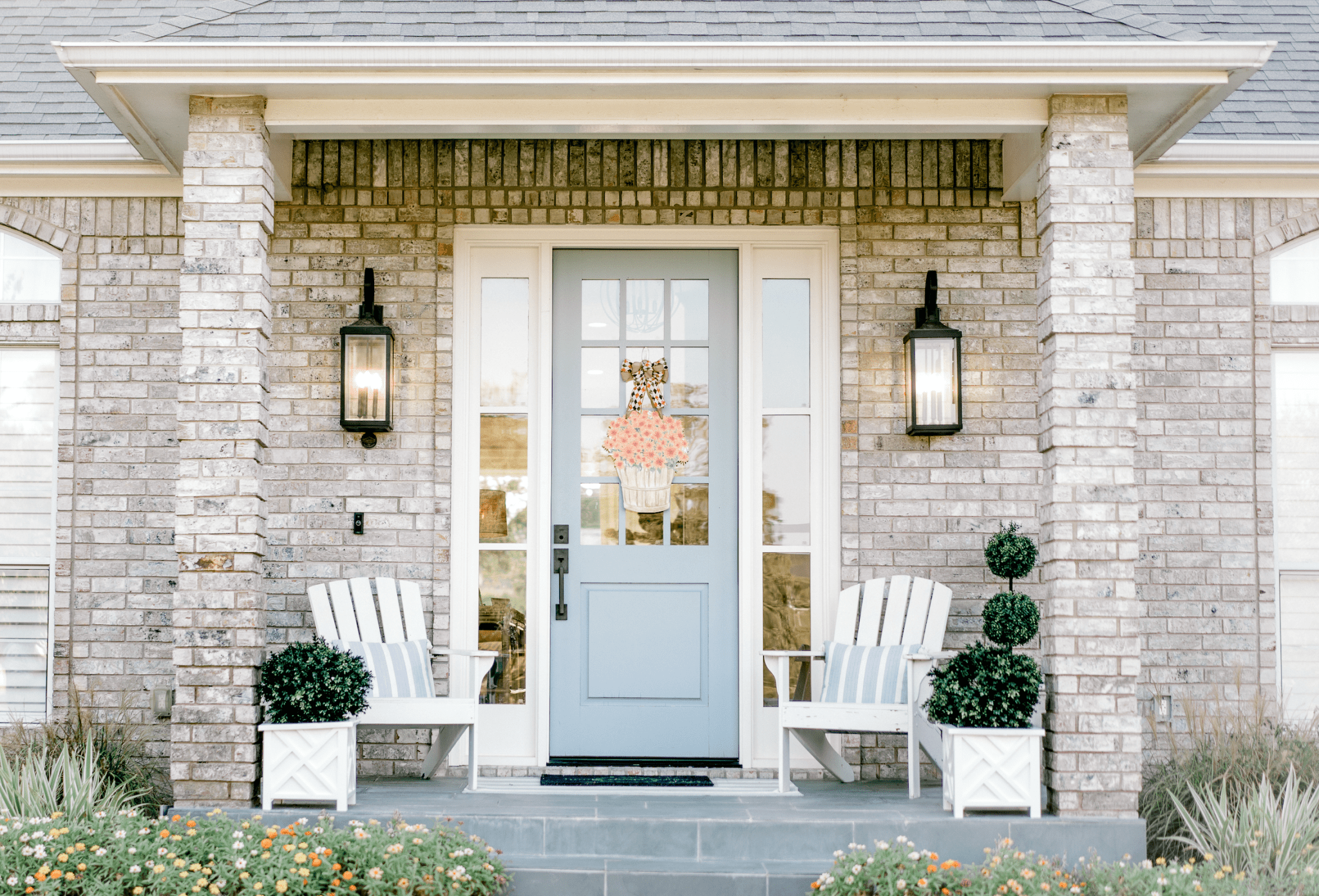 Harvest Blooms Door Hanger