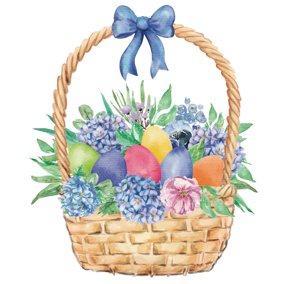 Easter Basket- Door Hanger