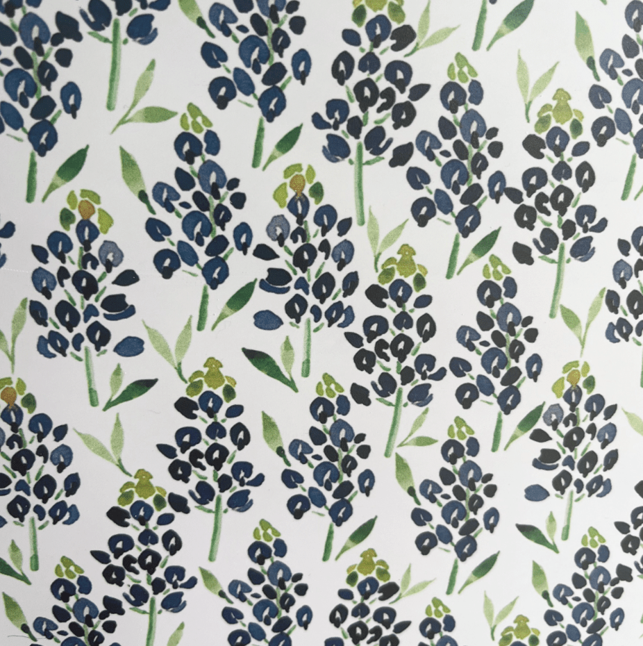 Lone Star Bluebonnets Door Hanger