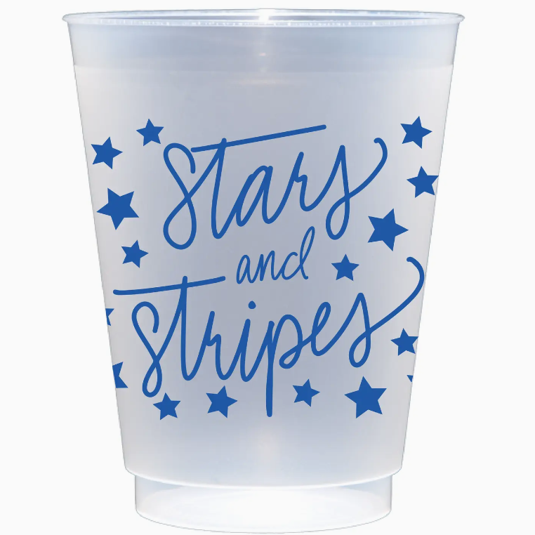 Stars and Stripes | July 4 Frosted Acrylic 16 oz Cup