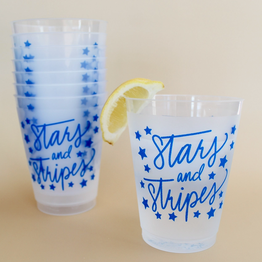 Stars and Stripes | July 4 Frosted Acrylic 16 oz Cup