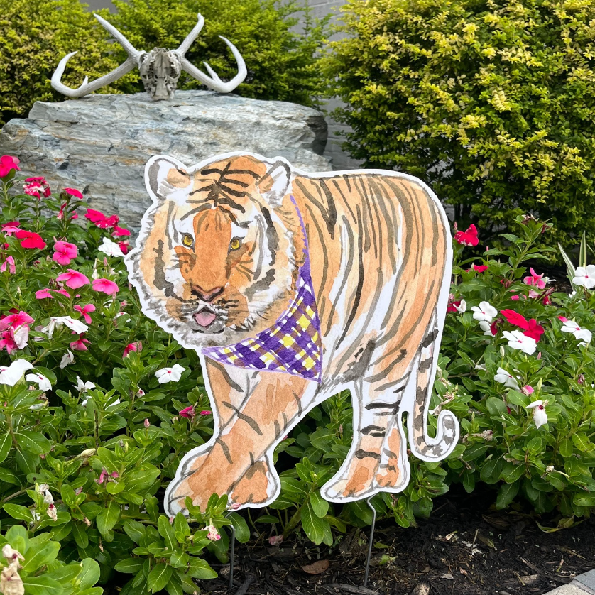 Louisiana Tiger- Garden Stake