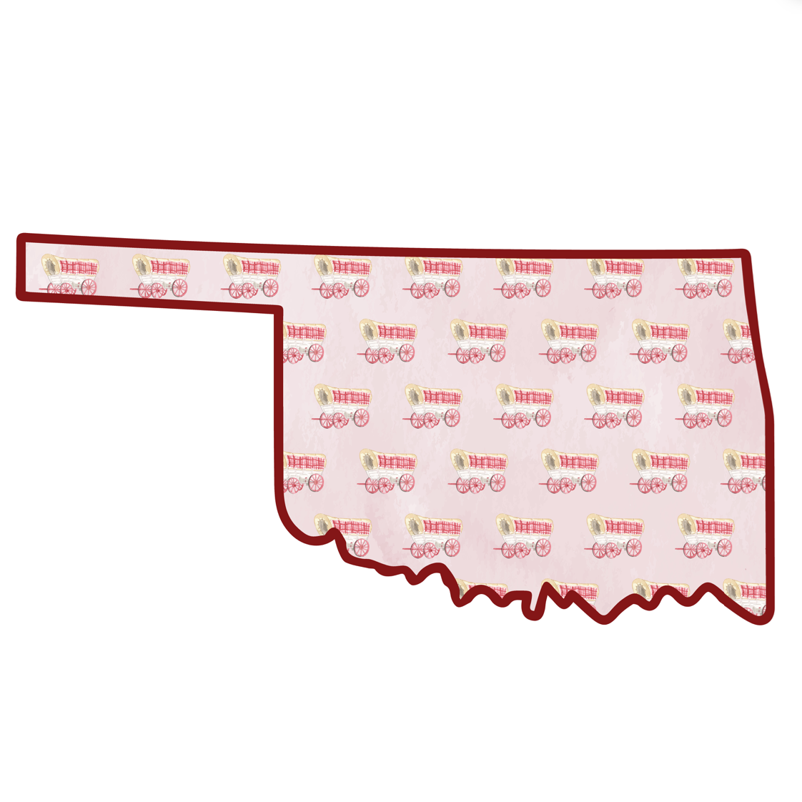 Oklahoma (Pattern)- Door Hanger