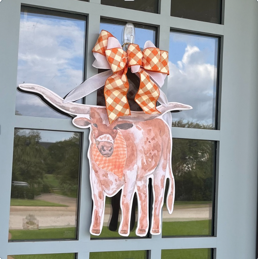 Texas Longhorn- Door Hanger