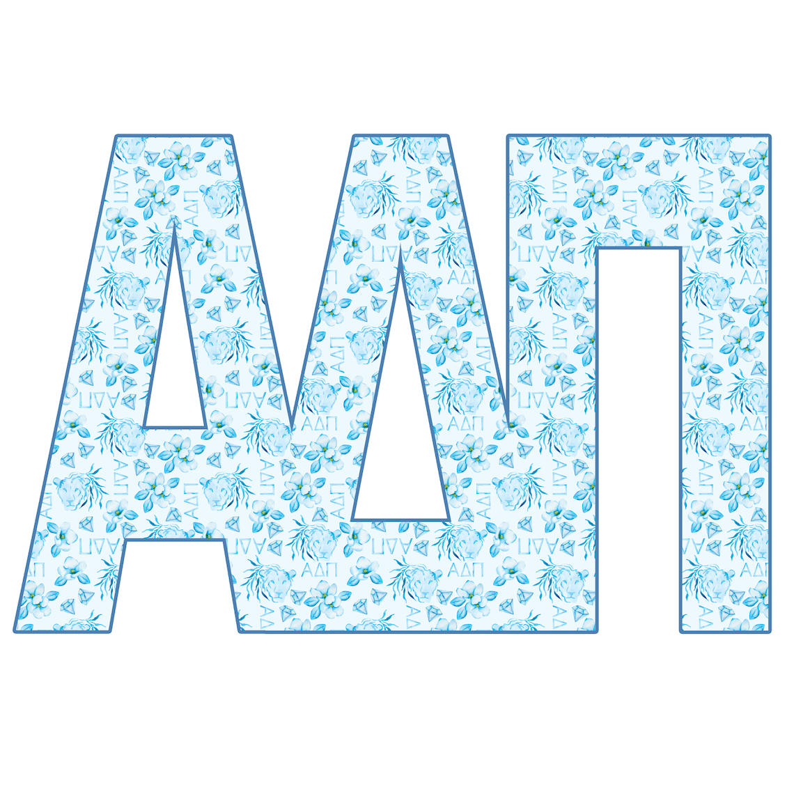 Alpha Delta Pi Acrylic Shelf Decor