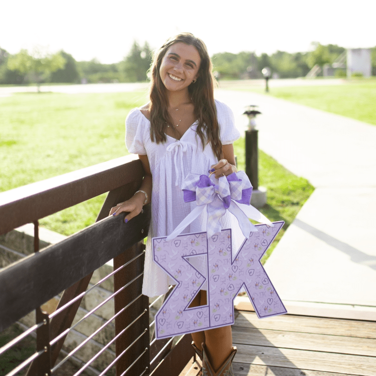 Sigma Kappa Door Hanger