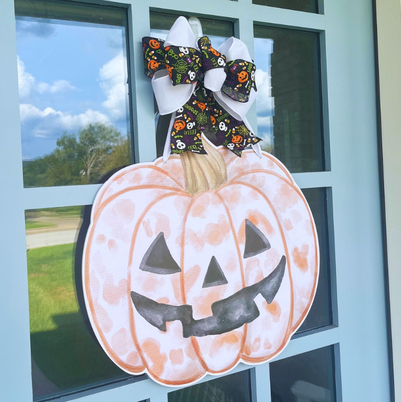 Fall Classic + Jack-O-Lantern (Double- Sided)- Door Hanger