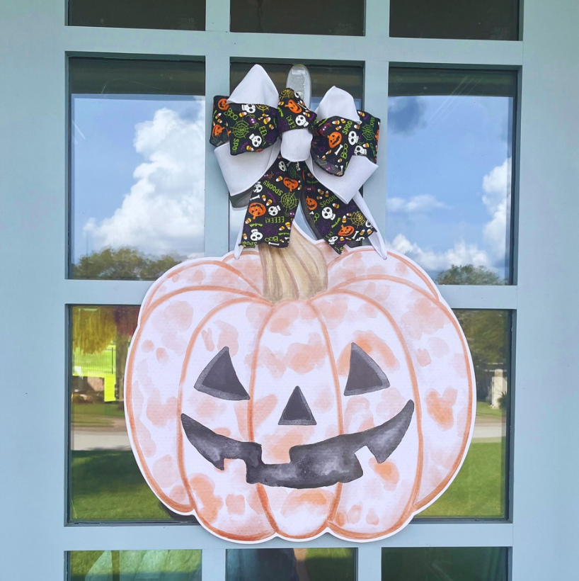 Fall Classic + Jack-O-Lantern (Double- Sided)- Door Hanger