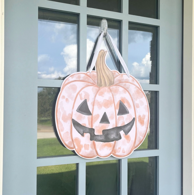 Fall Classic + Jack-O-Lantern (Double- Sided)- Door Hanger