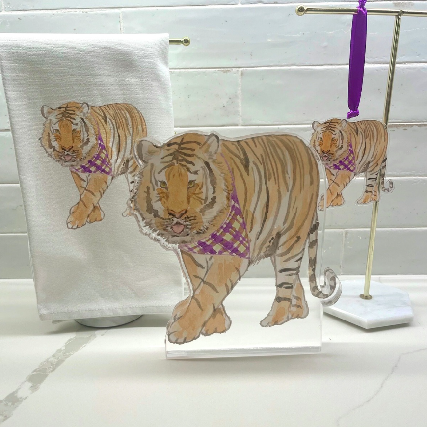 Louisiana Tiger- Tea Towel (FPE x Be Sweet Ink)