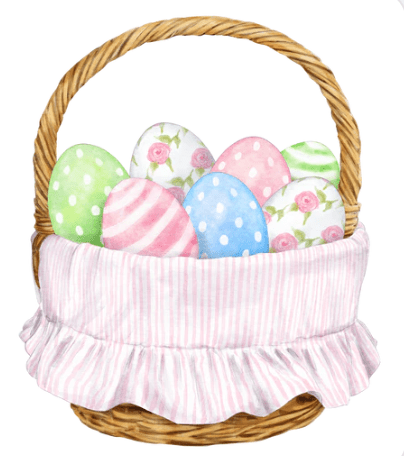 Grandmillenial Easter Tea Towel