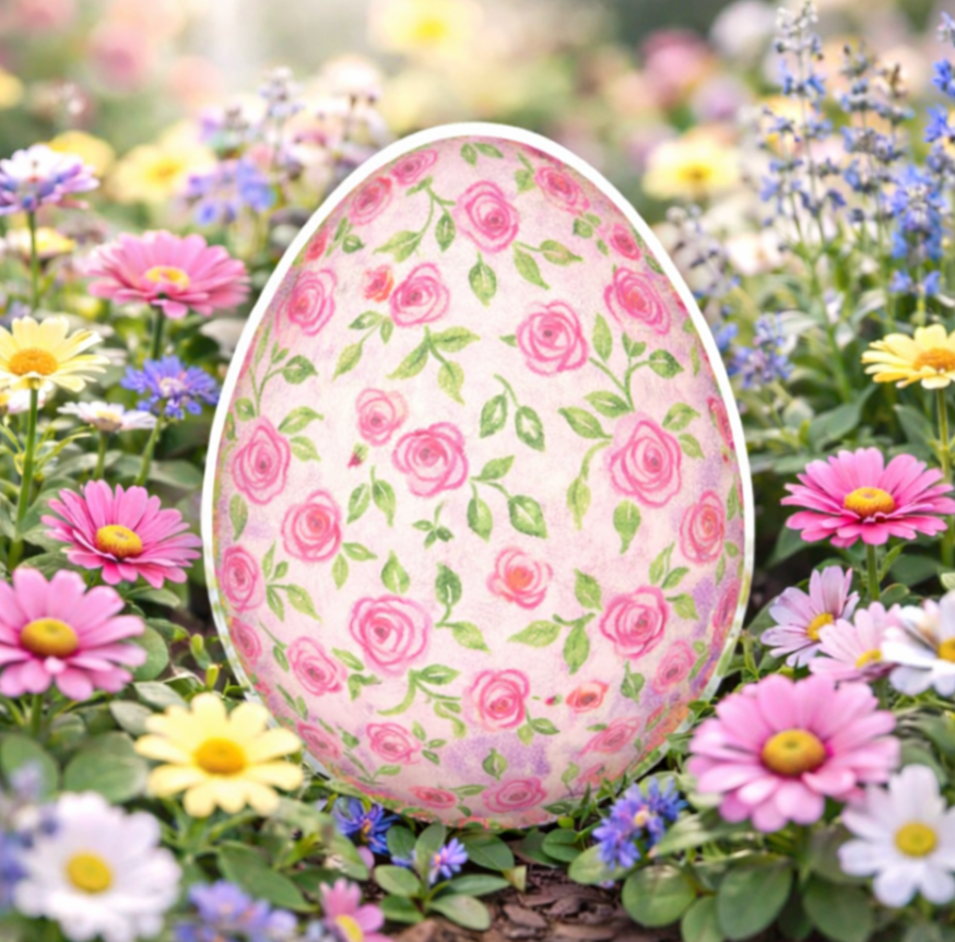 Ribbon Stripe Reversible Garden Stake