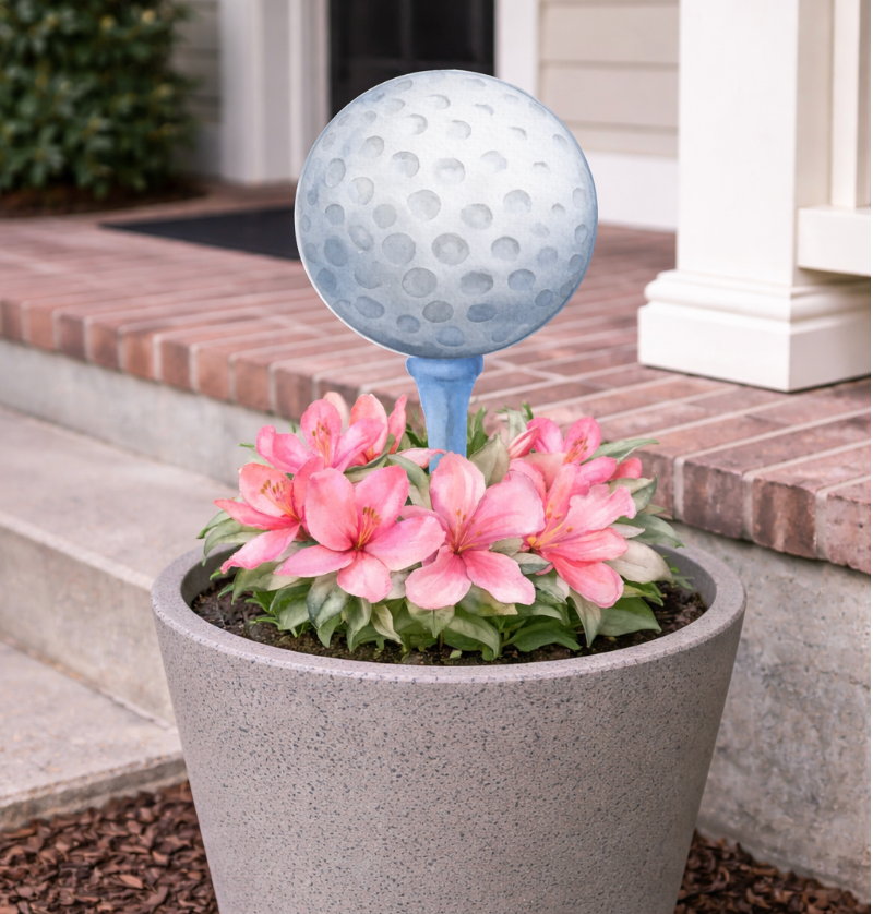 Fairway Floral Garden Stake