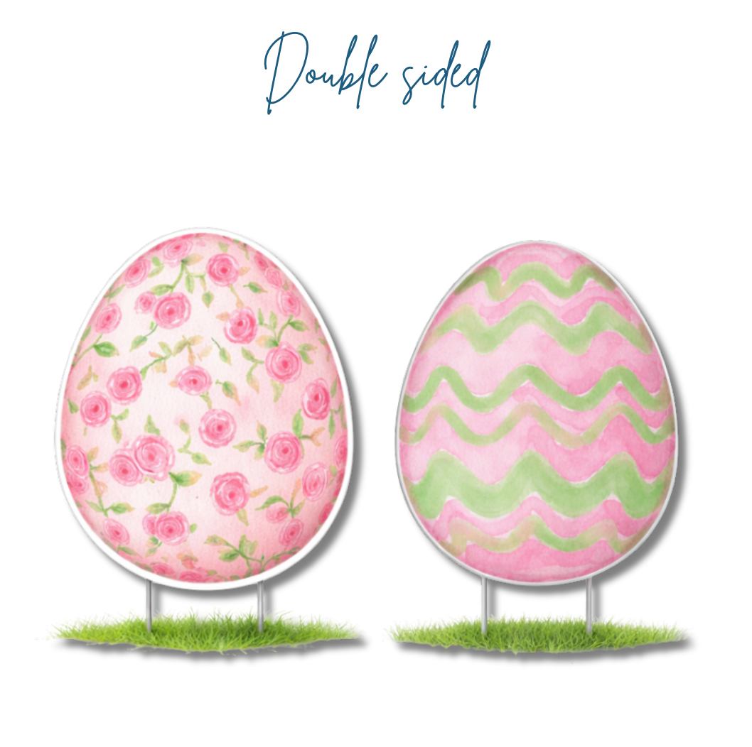 Ribbon Stripe Reversible Garden Stake