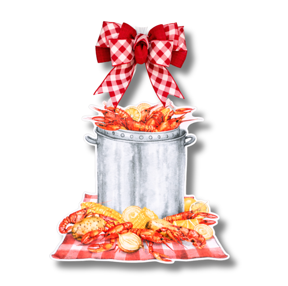 Let the Good Times Boil Door Hanger