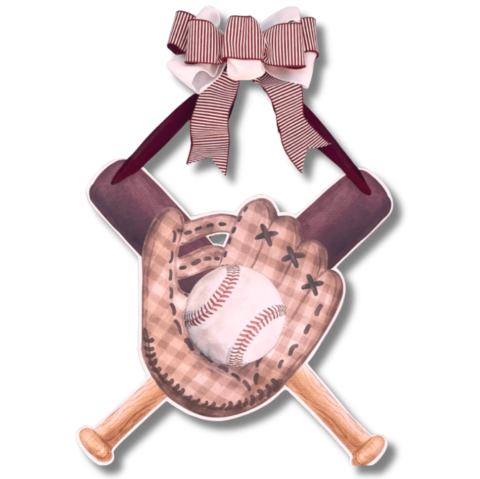 Home Run Season Door Hanger