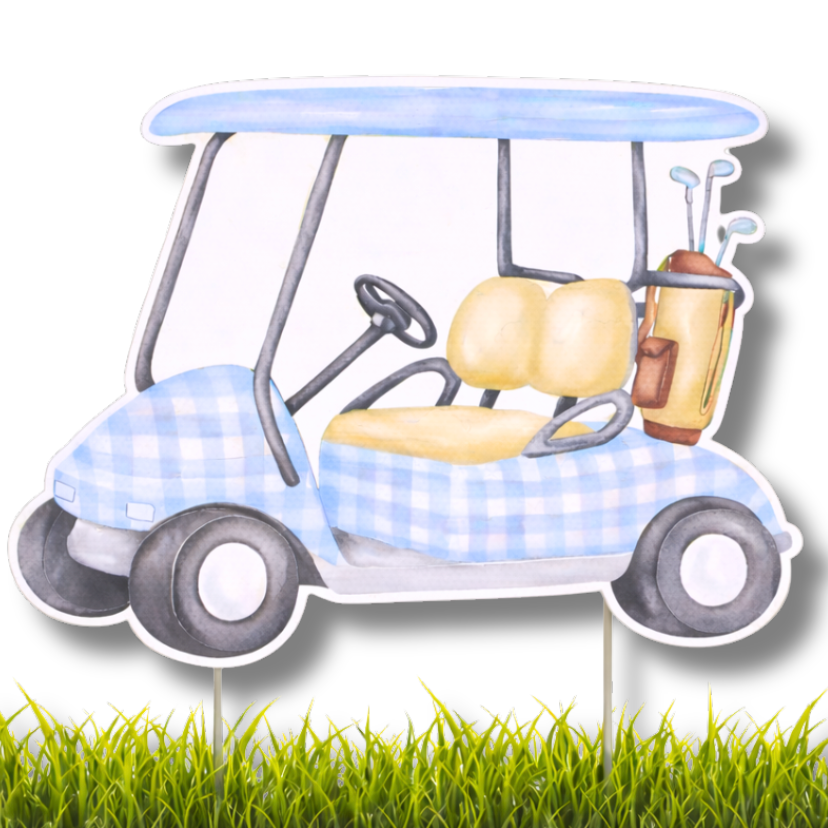 Tee Time Garden Stake