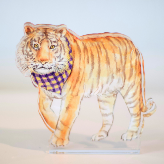 PRE ORDER (Ships 8/31) Louisiana Tiger Acrylic