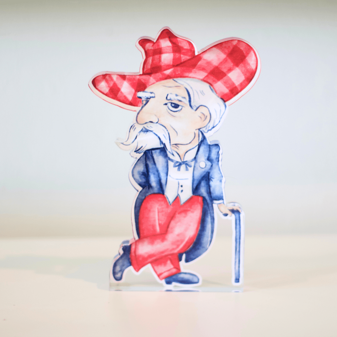 Red & Blue Reb Acrylic