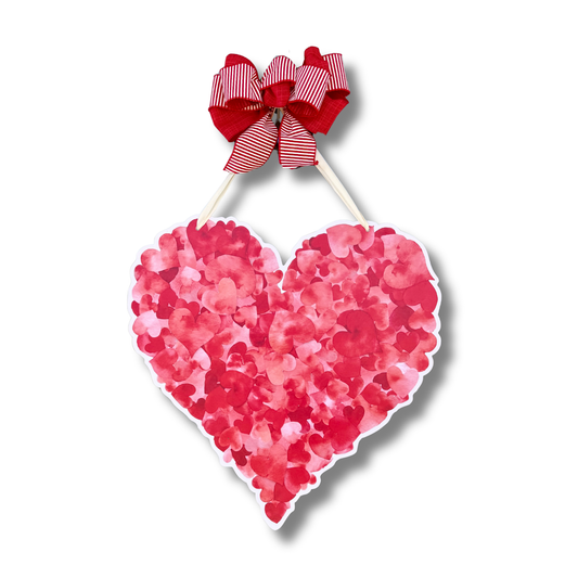 Confetti Hearts Door Hanger