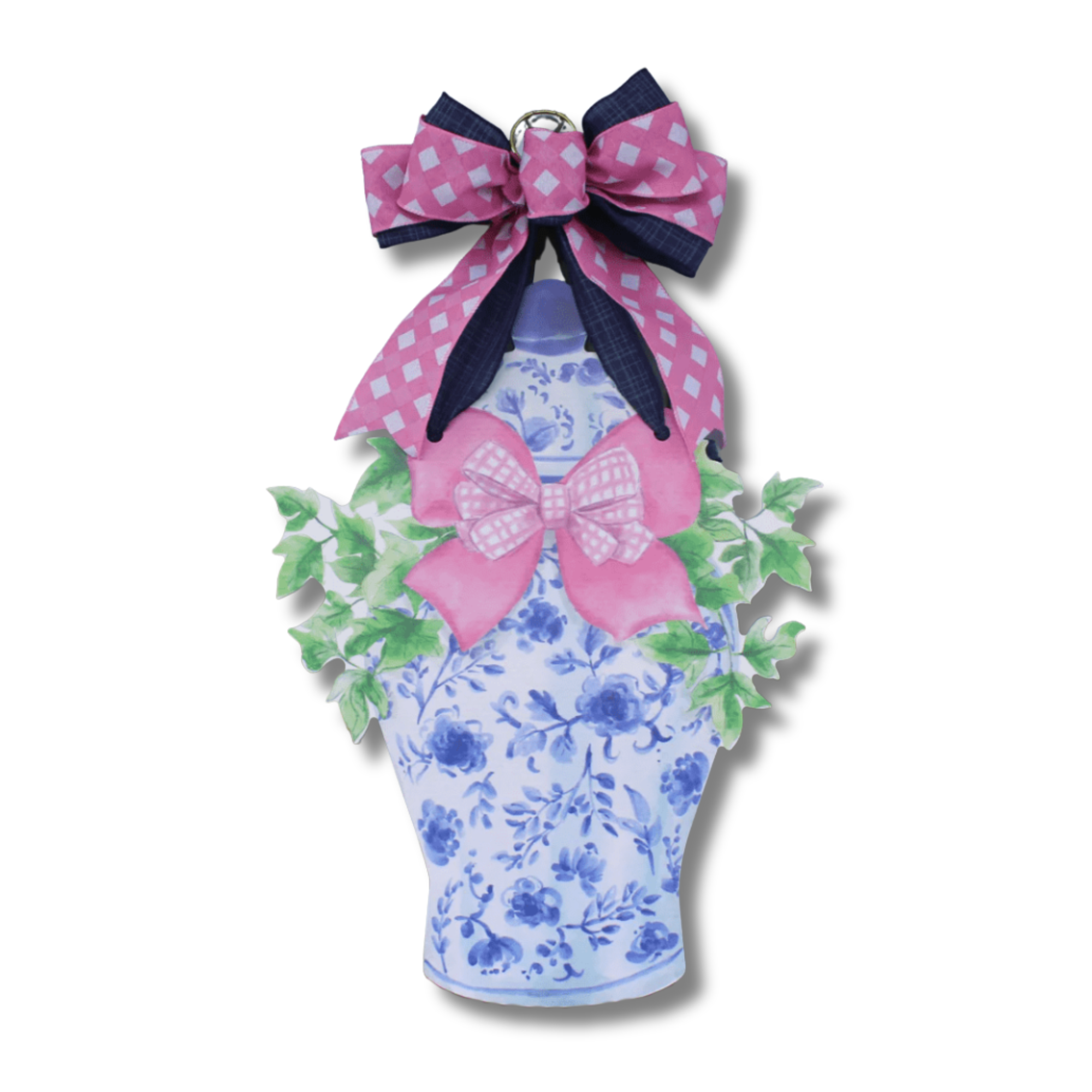 Classic Ginger Jar (Pink) Door Hanger