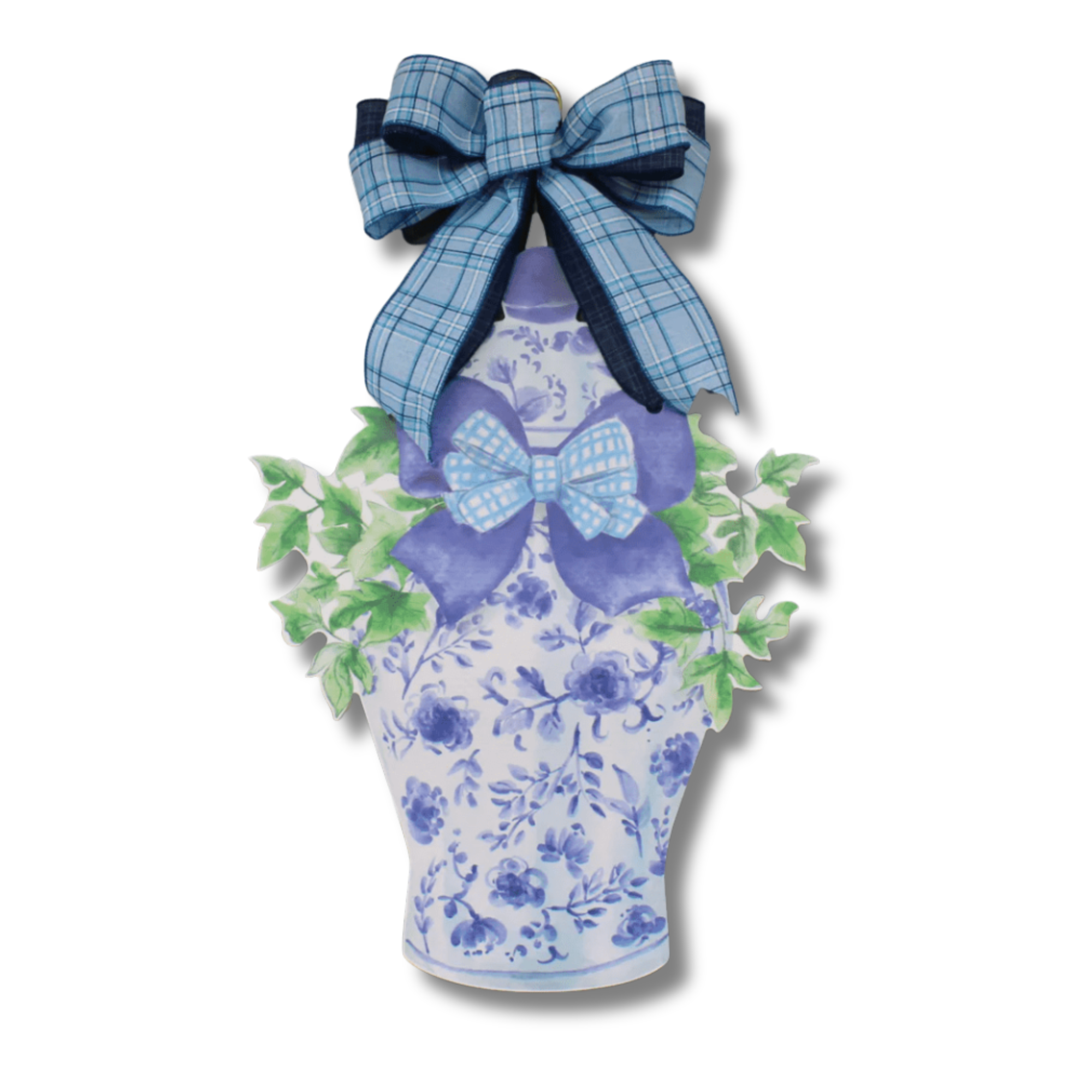 Classic Ginger Jar (Blue) Door Hanger